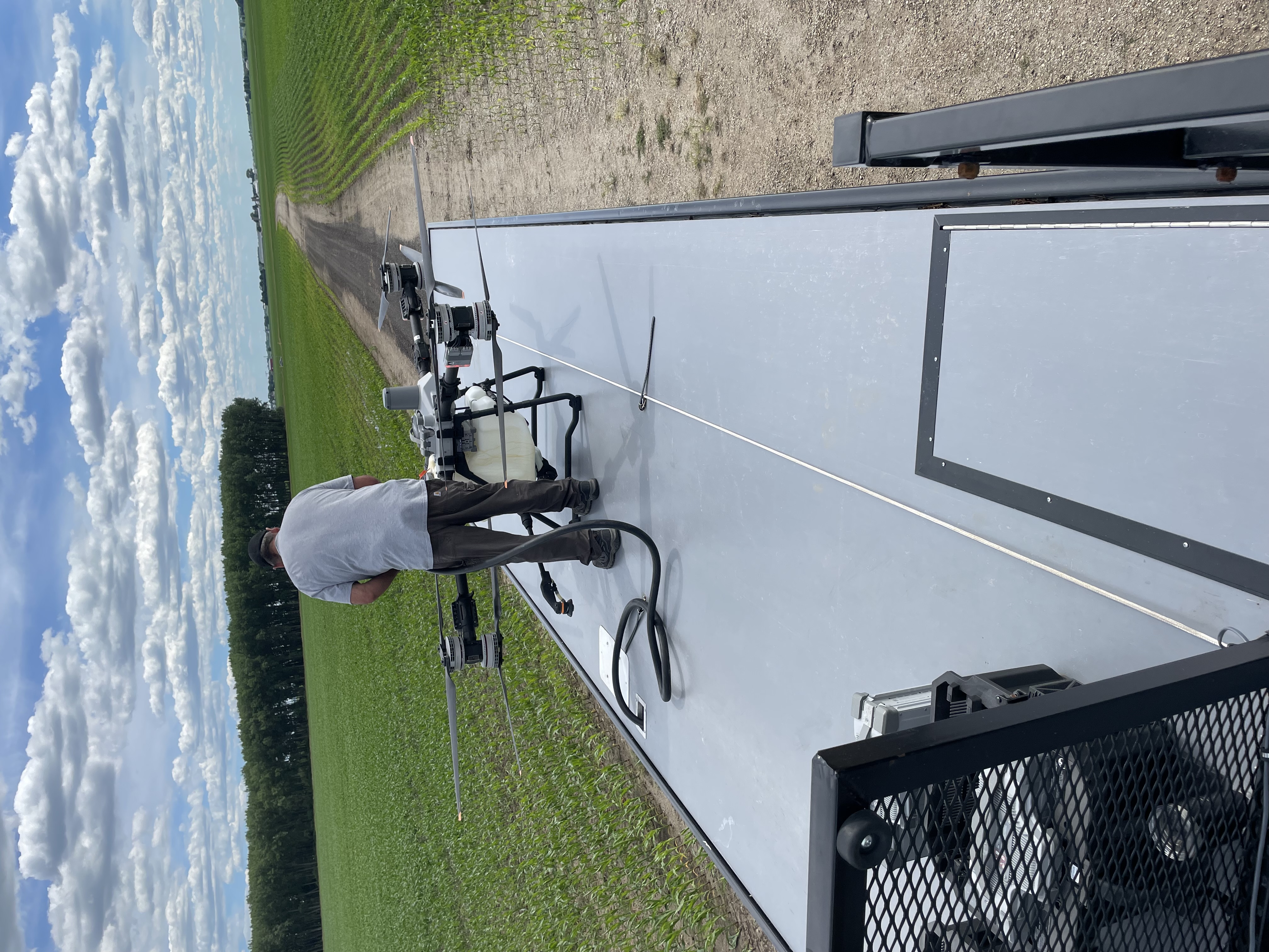 Drone field operation